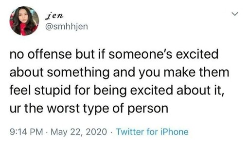 It is mean
